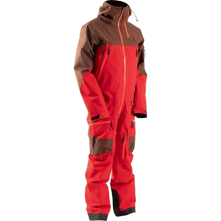 OEM Custom Adults Winter Outdoor Snow Jumpsuit One Piece Set Waterproof Ski Suit Overalls Men